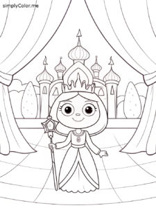 Queen esther coloring sheet