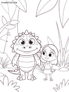 Raya and the last dragon coloring sheet