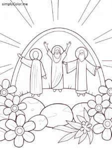 Resurrection coloring sheet Resurrection coloring sheet