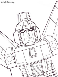 Starscream coloring page Starscream coloring page