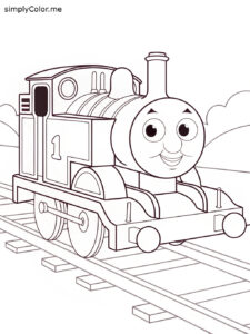Thomas the tank coloring sheet Thomas the tank coloring sheet