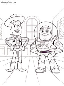 Toy story 4 coloring sheet Toy story 4 coloring sheet