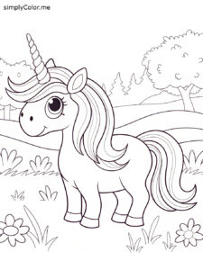 Unicorn color sheet free Unicorn color sheet free