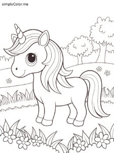 Unicorn coloring sheet free Unicorn coloring sheet free