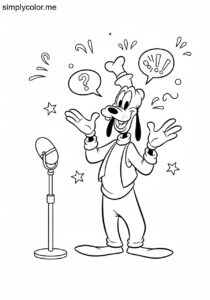 Bobby Zimmeruski telling jokes printable coloring sheet for kids Bobby Zimmeruski telling jokes printable coloring sheet for kids