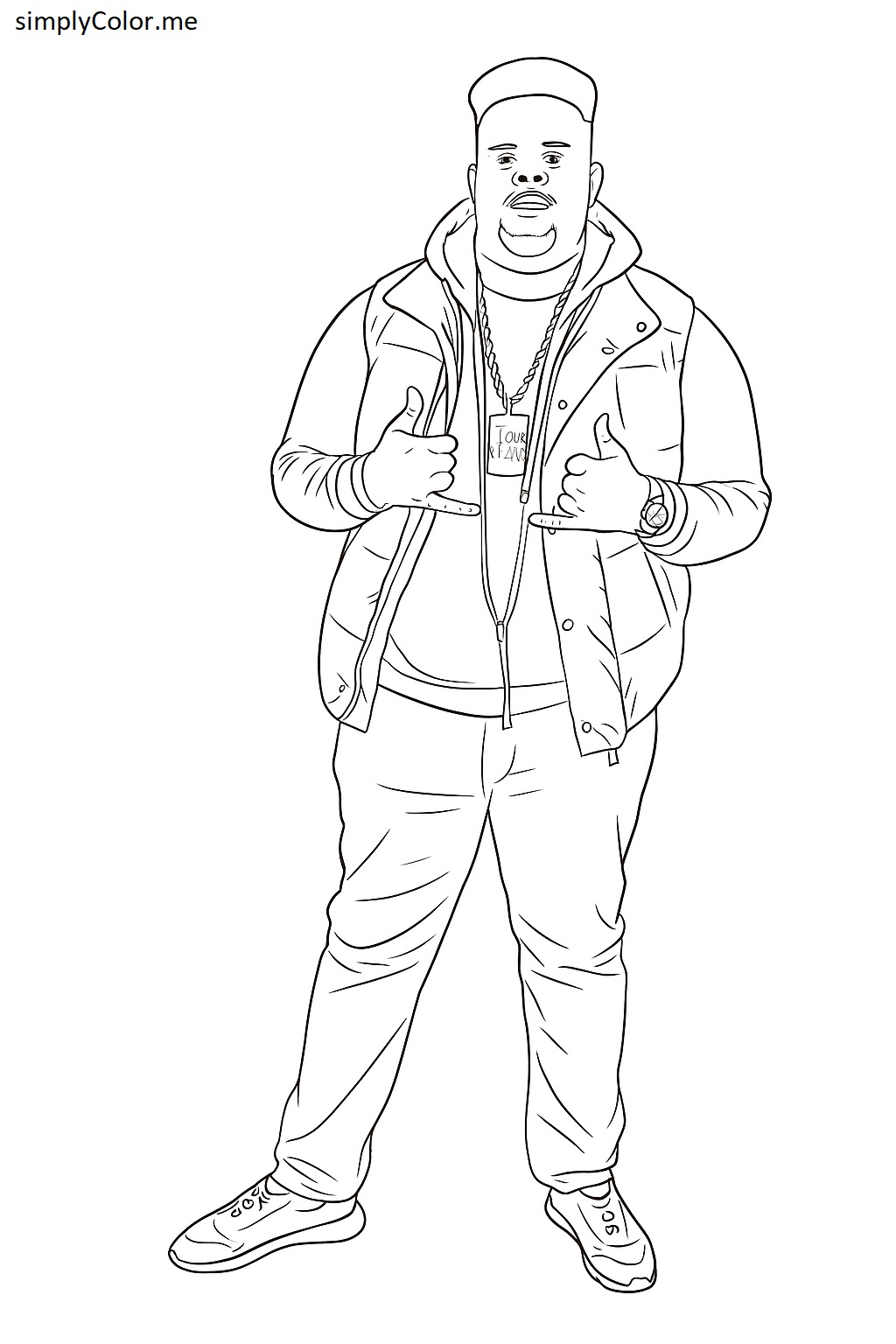 Printable Dree Low coloring page
