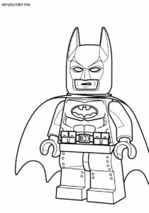 Batman Lego color page printable for kids who love Lego Batman Lego color page printable for kids who love Lego