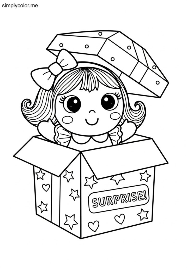 Lol color page surprise doll unboxing fun for child