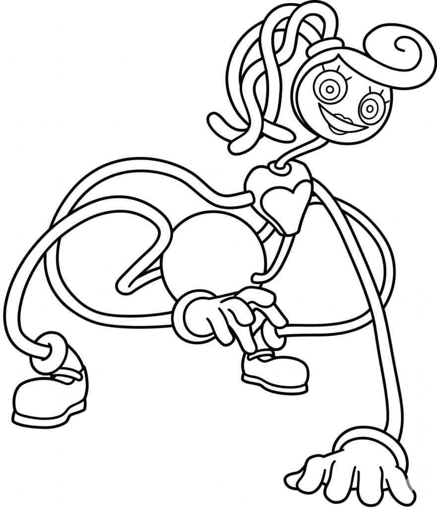 Mommy Long Legs coloring page
